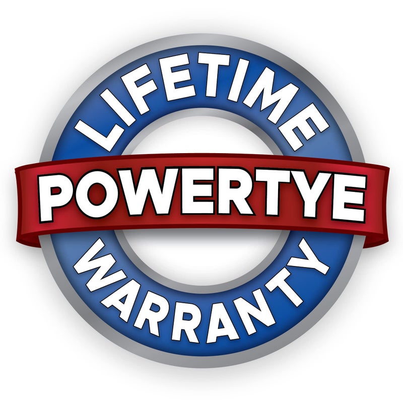 PowerTye 1.5in x 7ft Ergonomic Locking Ratchet Straps with Heavy-Duty S-Hooks - Made in USA - 1,000 lb. Working Load Limit / 3,000 lb. Breaking Strength - Black (Pair) - Image 5